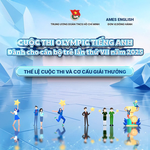 Nhiều phần thưởng hấp dẫn dành cho thí sinh tại Cuộc thi Olympic tiếng Anh dành cho cán bộ trẻ 2025- Ảnh 1. Nhiều phần thưởng hấp dẫn dành cho thí sinh tại Cuộc thi Olympic tiếng Anh dành cho cán bộ trẻ 2025- Ảnh 1.