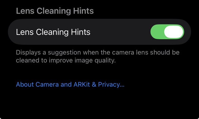 Tính năng cực hay của iOS 26: Nhắc nhở người dùng khi camera của iPhone bị bẩn- Ảnh 2. Tính năng cực hay của iOS 26: Nhắc nhở người dùng tại hi88 của iPhone bị bẩn- Ảnh 2.