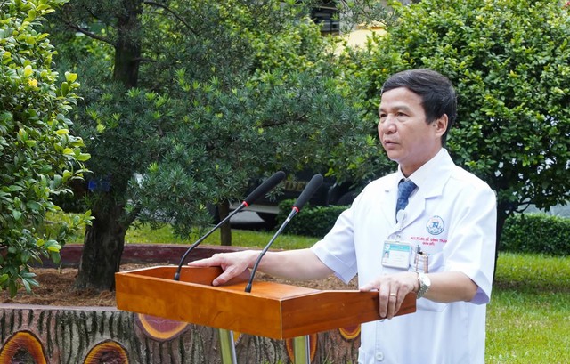 PGS.TS. Lê Đình Thanh - Giám đốc Bệnh viện Thống Nhất phát biểu tại chương trình. PGS.TS. Lê Đình Thanh - Giám đốc Bệnh viện Thống Nhất phát biểu tại chương trình.