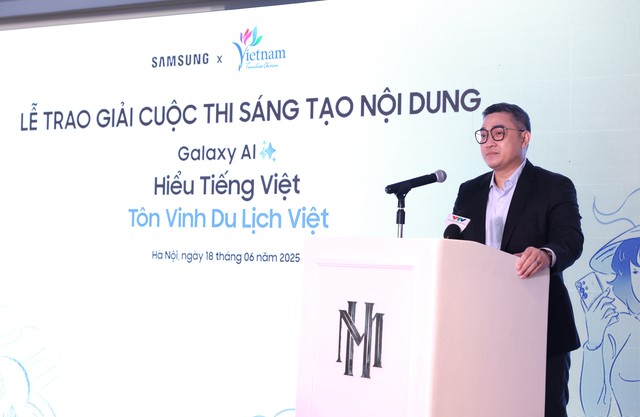 Samsung cùng Cục Du lịch Quốc gia Việt Nam vinh danh những người đoạt giải cuộc thi “Galaxy AI Hiểu Tiếng Việt, Tôn vinh Du lịch Việt”- Ảnh 6. Samsung cùng Cục Du lịch Quốc gia Việt Nam vinh danh những người đoạt giải cuộc thi “Galaxy AI Hiểu Tiếng Việt, Tôn vinh Du lịch Việt”- Ảnh 6.