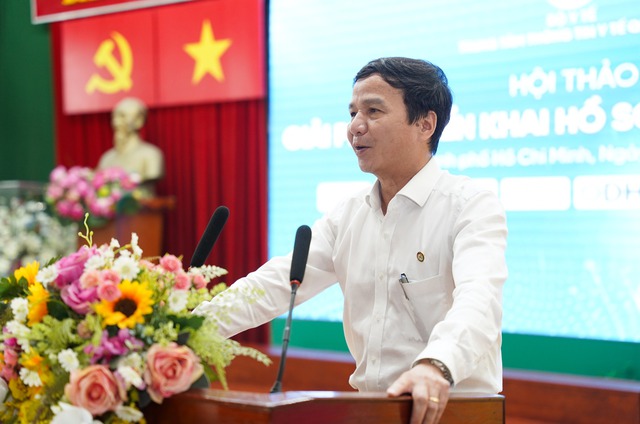 PGS.TS Lê Đình Thanh phát biểu tại hội thảo. PGS.TS Lê Đình Thanh phát biểu tại hội thảo.