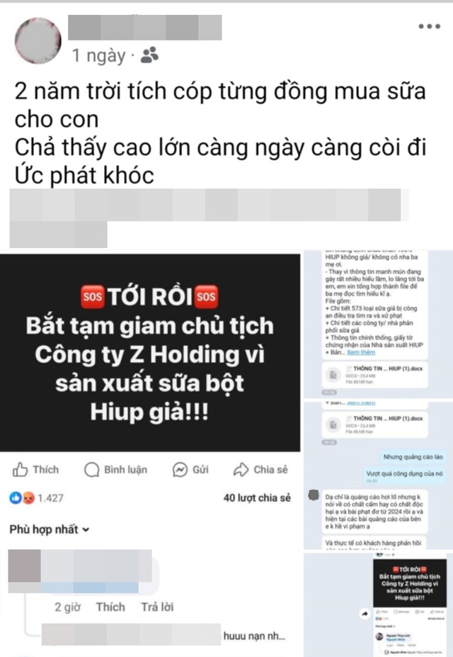 2 năm chi hàng chục triệu mua sữa giả Hiup, mẹ đau đớn hỏi người bán thì chỉ nhận được lời đùn đẩy trách nhiệm cho NSX- Ảnh 3. 2 năm chi hàng chục triệu mua sữa giả Hiup, mẹ đau đớn hỏi người bán thì chỉ nhận được lời đùn đẩy trách nhiệm cho NSX- Ảnh 3.