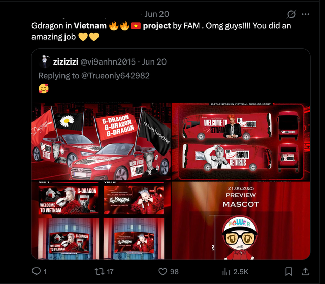 G-Dragon vừa giàu vừa có gu, và fan của anh cũng vậy!- Ảnh 14. G-Dragon vừa giàu vừa có gu, và fan của anh cũng vậy!- Ảnh 14.