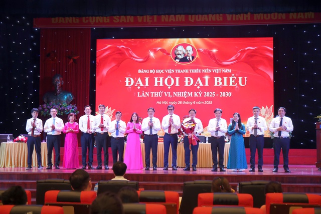 Đại hội Đại biểu Đảng bộ Học viện Thanh thiếu niên Việt Nam lần thứ VI, nhiệm kỳ 2025 - 2030- Ảnh 6. Đại hội Đại biểu Đảng bộ Học viện Thanh thiếu niên Việt Nam lần thứ VI, nhiệm kỳ 2025 - 2030- Ảnh 6.