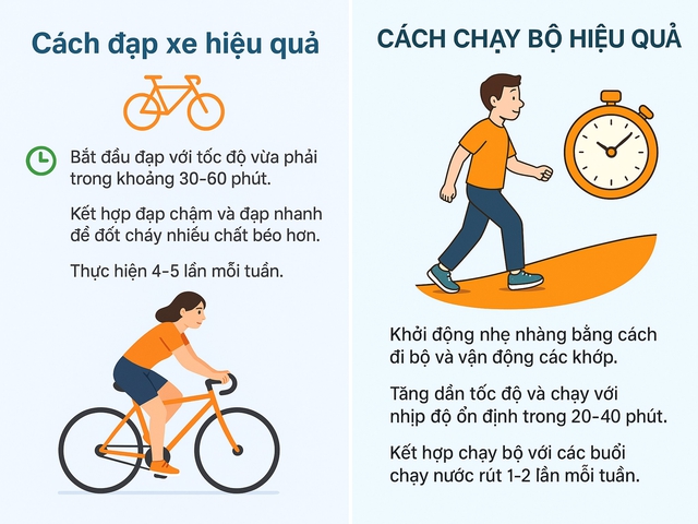 Đạp xe với chạy bộ: Bài tập nào có tác dụng giảm mỡ bụng tốt hơn, liệu bạn có chọn sai?- Ảnh 3. Đạp xe với chạy bộ: Bài tập nào có tác dụng giảm mỡ bụng tốt hơn, liệu bạn có chọn sai?- Ảnh 3.