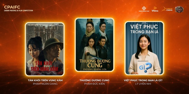 CPAIFC ra mắt Poster chính thức của TOP 6 dự án phim ngắn AI nổi bật- Ảnh 2. CPAIFC ra mắt Poster chính thức của TOP 6 dự án phim ngắn AI nổi bật- Ảnh 2.