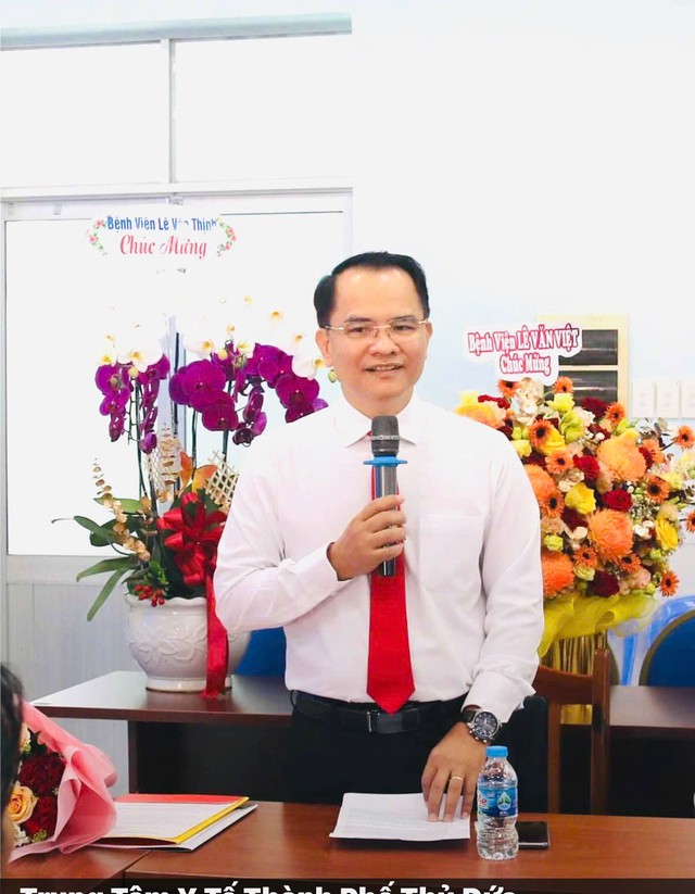 Người thầy thuốc gần dân BS.CKII Trần Thanh Sang trở thành Giám đốc Trung tâm Y tế Tp. Thủ Đức- Ảnh 1. Người thầy thuốc gần dân BS.CKII Trần Thanh Sang trở thành Giám đốc Trung tâm Y tế Tp. Thủ Đức- Ảnh 1.