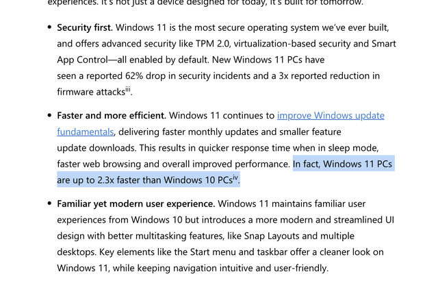 Microsoft bị chỉ trích vì so sánh tốc độ Windows 10 và 11 bằng cách lấy máy cũ so với máy mới- Ảnh 1. Microsoft bị chỉ trích vì so sánh tốc độ Windows 10 và 11 bằng cách lấy máy cũ so với máy mới- Ảnh 1.