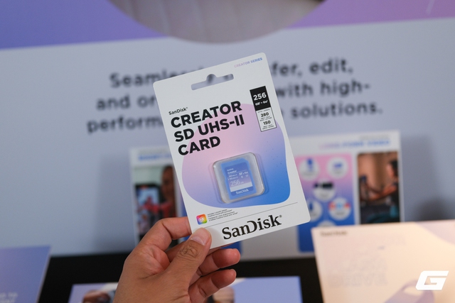 Dàn sản phẩm lưu trữ mới của SanDisk dành cho dân creator chính thức ra mắt tại Việt Nam sau màn chào sân tại CES 2025- Ảnh 7. Dàn sản phẩm lưu trữ mới của SanDisk dành cho dân creator chính thức ra mắt tại Việt Nam sau màn chào sân tại CES 2025- Ảnh 7.