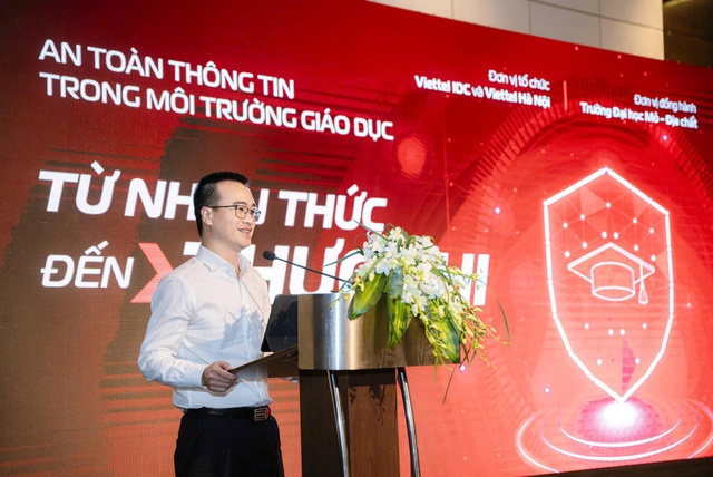 Viettel và trường Đại học Mỏ - Địa chất đồng hành tổ chức hội thảo an toàn thông tin trong môi trường giáo dục: Từ nhận thức đến thực thi- Ảnh 3. Viettel và trường Đại học Mỏ - Địa chất đồng hành tổ chức hội thảo an toàn thông tin trong môi trường giáo dục: Từ nhận thức đến thực thi- Ảnh 3.