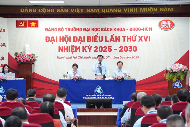 Đảng bộ Trường Đại học Bách khoa tổ chức Đại hội đại biểu lần thứ XVI: Đột phá vì tầm nhìn chiến lược 2030–2045- Ảnh 1. Đảng bộ Trường Đại học Bách khoa tổ chức Đại hội đại biểu lần thứ XVI: Đột phá vì tầm nhìn chiến lược 2030–2045- Ảnh 1.