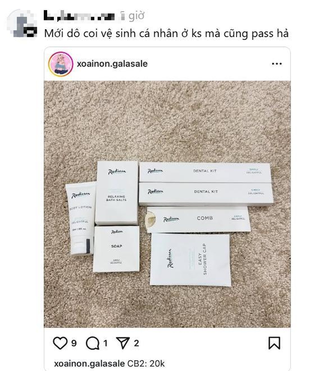 Drama Xoài Non thanh lý: Nhíp dùng rồi vẫn bán 5k, đồ vệ sinh khách sạn tặng free cũng pass- Ảnh 5.