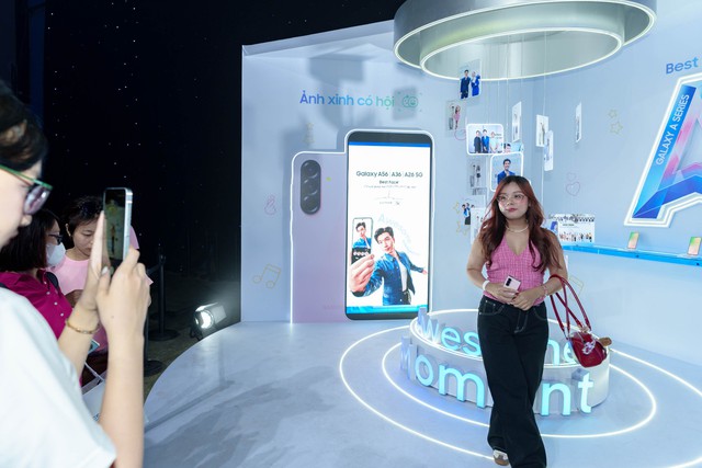 Sài Gòn nhuộm hồng trong sự kiện Meet & Greet cùng HIEUTHUHAI và Galaxy A56 5G- Ảnh 6.