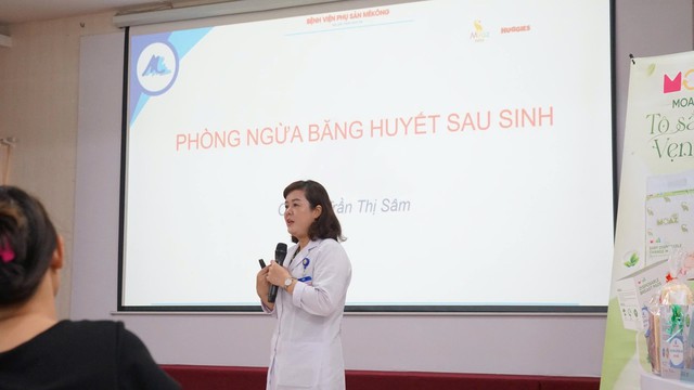 Sôi nổi lớp học tiền sản với chủ đề: “Phòng ngừa băng huyết sau sanh” tại Bệnh viện Phụ sản Mêkông- Ảnh 1. Sôi nổi lớp học tiền sản với chủ đề: “Phòng ngừa băng huyết sau sanh” tại Bệnh viện Phụ sản Mêkông- Ảnh 1.