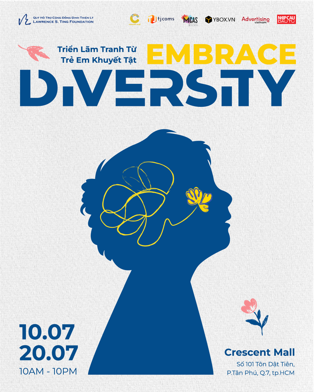 Triển lãm tranh từ trẻ khuyết tật “Embrace Diversity 2025”: Khi sự khác biệt dệt nên thế giới- Ảnh 1.
