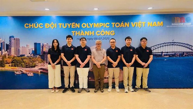 Đội tuyển Việt Nam tham dự Kì thi Olympic Toán quốc tế (IMO) lần thứ 66, năm 2025. Đội tuyển Việt Nam tham dự Kì thi Olympic Toán quốc tế (IMO) lần thứ 66, năm 2025.