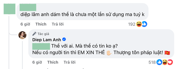 Diệp Lâm Anh: "Tôi xin thề chưa một lần sử dụng ma túy"- Ảnh 1. Diệp Lâm hi88. com: "Tôi xin thề chưa một lần sử dụng ma túy"- Ảnh 1.
