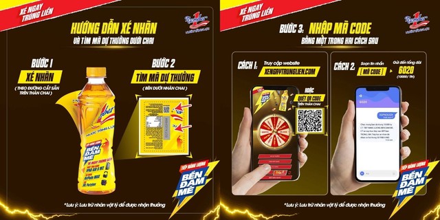Dễ dàng tham gia và trúng thưởng cùng Nước tăng lực Number 1. Dễ dàng tham gia và trúng thưởng cùng Nước tăng lực Number 1.