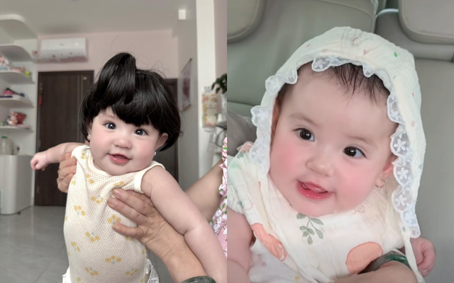 Qu&aacute; trời c&aacute;i nết ăn si&ecirc;u "trộm v&iacute;a" của c&ocirc;ng ch&uacute;a Cốm nh&agrave; Long Chun: Kh&ocirc;ng thấy g&igrave; l&agrave; lăn đ&ugrave;ng ng&atilde; ngửa ra ăn vạ!- Ảnh 1.