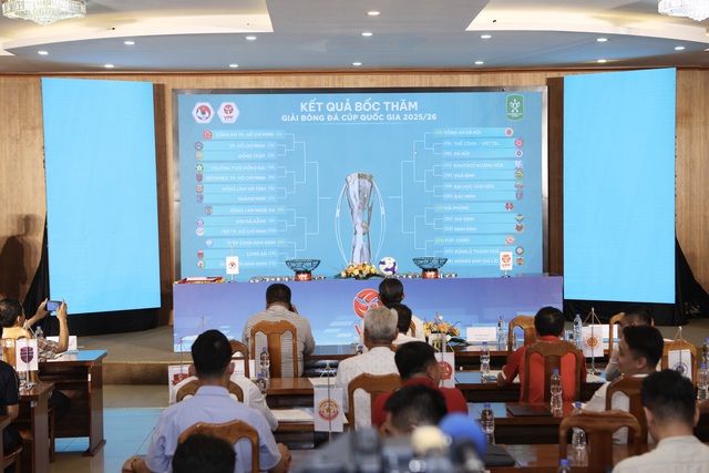 CLB Hà Nội đối đầu Thể công Viettel, xuất hiện nhánh đấu "tử thần" tại Cúp Quốc gia 2024/25- Ảnh 1.