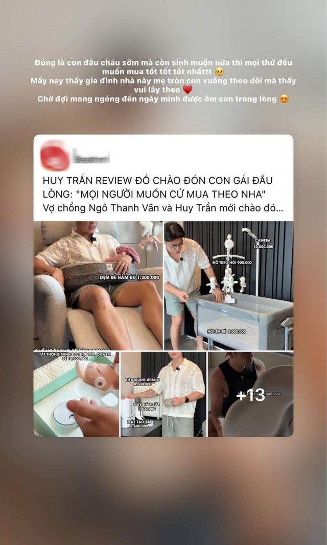 Nằm ổ chờ sinh, mẹ bầu Đặng Tiểu Tô Sa cũng "vui lây" với hành trình đón bé Gạo của gia đình Ngô Thanh Vân- Ảnh 2.