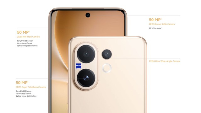 vivo ra mắt điện thoại tầm trung camera kép 50MP từ Sony & Zeiss, pin 6500mAh, sạc nhanh 90W, giá từ 11 triệu- Ảnh 2.