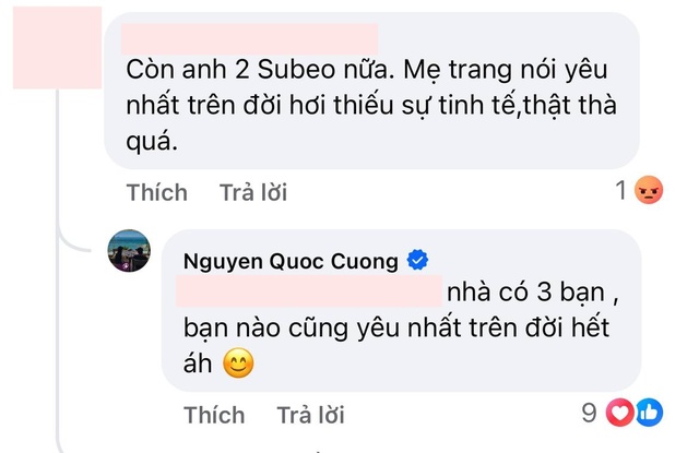 Đàm Thu Trang bị nghi thiên vị con ruột hơn Subeo, Cường Đô La đáp nhanh 1 câu EQ chạm nóc!- Ảnh 1. Đàm Thu Trang bị nghi thiên vị con ruột hơn Subeo, Cường Đô La đáp nhanh 1 câu EQ chạm nóc!- Ảnh 1.