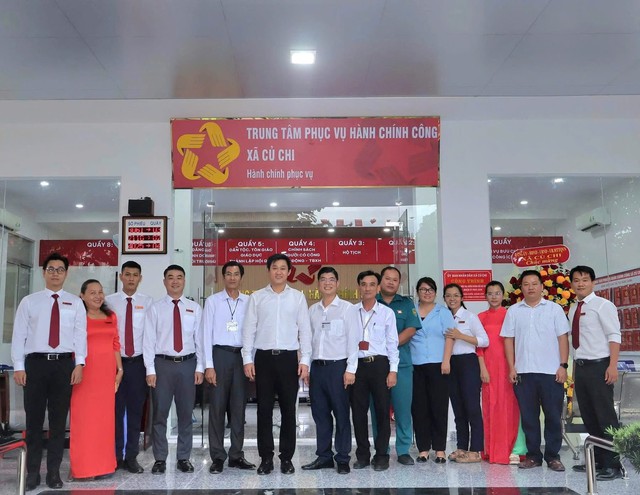 Kh&aacute;nh th&agrave;nh Trung t&acirc;m Phục vụ h&agrave;nh ch&iacute;nh c&ocirc;ng x&atilde; Củ Chi: N&acirc;ng cao chất lượng phục vụ, hướng tới ch&iacute;nh quyền th&acirc;n thiện- Ảnh 5.