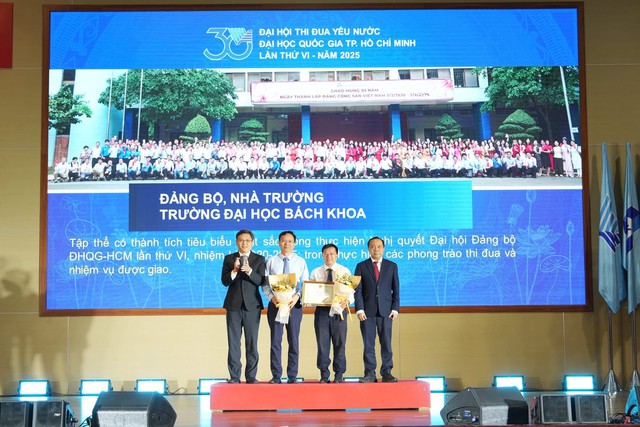 Đại hội Thi đua yêu nước ĐHQG-HCM lần VI: Vinh danh 22 tập thể, 18 cá nhân tiêu biểu và phát động phong trào giai đoạn 2025-2030- Ảnh 3.