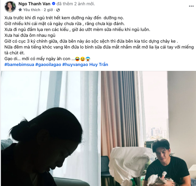 Hơn 1 tuần sau khi sinh con gái đầu lòng, Ngô Thanh Vân đã phải thốt ra điều này- Ảnh 1.
