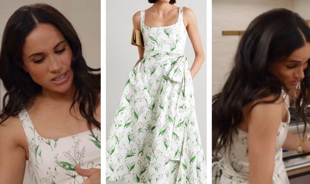Meghan Markle gây sốt với váy hơn 65 triệu đồng nhưng bản “copy” giá chỉ vài triệu cũng đẹp nao lòng- Ảnh 1. Meghan Markle gây sốt với váy hơn 65 triệu đồng nhưng bản “copy” giá chỉ vài triệu cũng đẹp nao lòng- Ảnh 1.