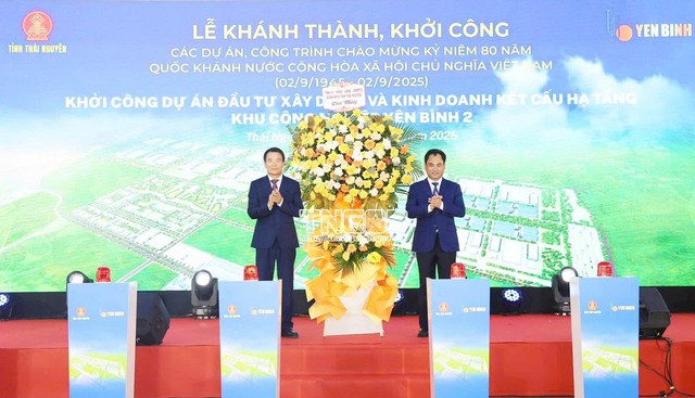 Thái Nguyên: Đồng loạt khởi công, khánh thành 6 công trình, dự án chào mừng 80 năm ngày Quốc - Ảnh 3. Thái Nguyên: Đồng loạt khởi công, khánh thành 6 công trình, dự án chào mừng 80 năm ngày Quốc - Ảnh 3.