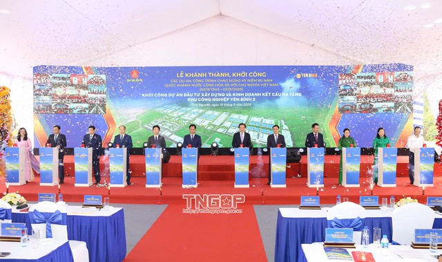 Thái Nguyên: Đồng loạt khởi công, khánh thành 6 công trình, dự án chào mừng 80 năm ngày Quốc - Ảnh 4. Thái Nguyên: Đồng loạt khởi công, khánh thành 6 công trình, dự án chào mừng 80 năm ngày Quốc - Ảnh 4.