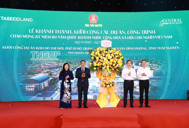 Thái Nguyên: Đồng loạt khởi công, khánh thành 6 công trình, dự án chào mừng 80 năm ngày Quốc - Ảnh 10. Thái Nguyên: Đồng loạt khởi công, khánh thành 6 công trình, dự án chào mừng 80 năm ngày Quốc - Ảnh 10.