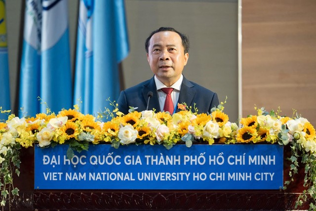 PGS.TS Vũ Hải Quân nhấn mạnh, ĐHQG-HCM hướng đến mục tiêu đến năm 2030 thuộc tốp 100 đại học hàng đầu châu Á.