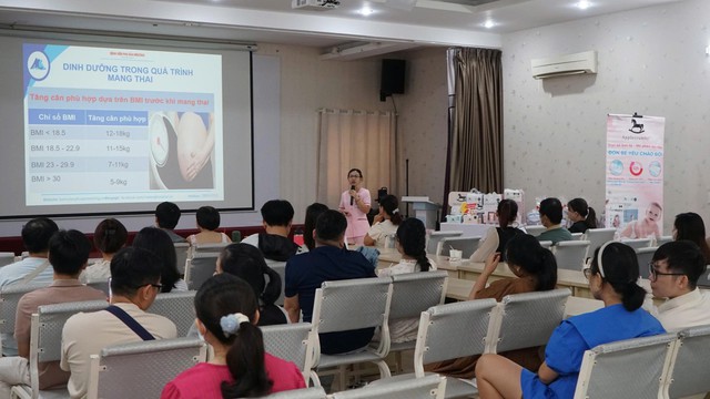Bệnh viện Phụ sản MêKông tổ chức lớp học tiền sản với chủ đề “Thai kỳ khỏe mạnh”- Ảnh 1. Bệnh viện Phụ sản MêKông tổ chức lớp học tiền sản với chủ đề “Thai kỳ khỏe mạnh”- Ảnh 1.