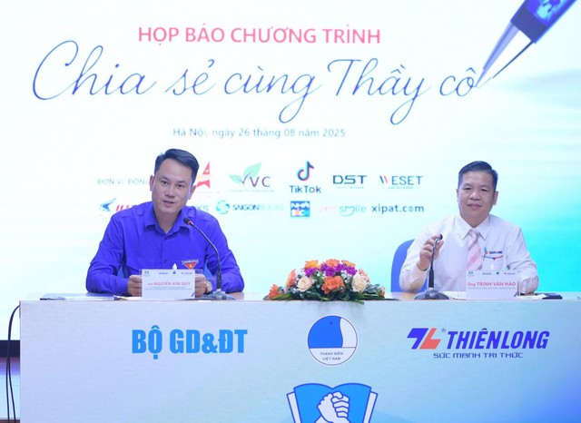 “Chia sẻ cùng thầy cô” năm 2025: Sẽ tuyên dương 80 thầy cô giáo tiêu biểu- Ảnh 1.