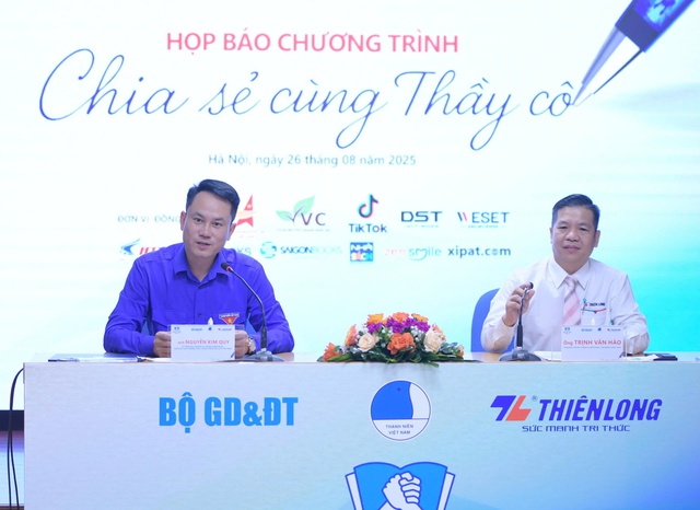 Sẽ vinh danh 80 thầy cô tại chương trình “Chia sẻ cùng thầy cô” năm 2025- Ảnh 2.