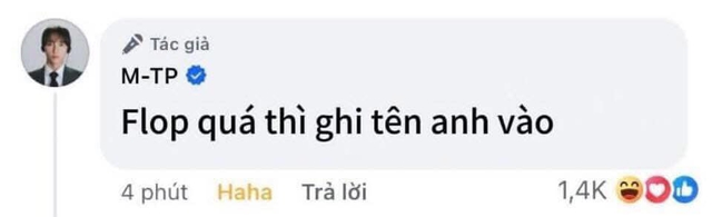 Sơn Tùng: Flop quá thì ghi tên anh vào- Ảnh 1. Sơn Tùng: Flop quá thì ghi tên anh vào- Ảnh 1.