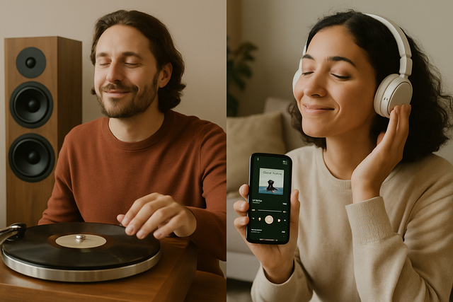 Từ đĩa than, cassette đến các nền tảng stream nhạc: Nhìn lại hành trình thưởng thức âm nhạc của thế hệ 7X, 8X- Ảnh 1. Từ đĩa than, cassette đến các nền tảng stream nhạc: Nhìn lại hành trình thưởng thức âm nhạc của thế hệ 7X, 8X- Ảnh 1.