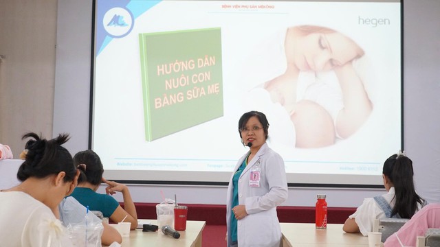 Bệnh viện Phụ sản MêKông hưởng ứng tuần lễ thế giới nuôi con bằng sữa mẹ 2025: Lan tỏa thông điệp yêu thương từ dòng sữa mẹ- Ảnh 3.