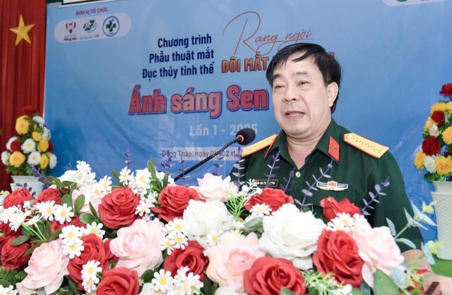 Đại tá, Tiến sĩ, Thầy thuốc ưu tú Nguyễn Việt Cường – Phó Giám đốc Bệnh viện Quân y 175.