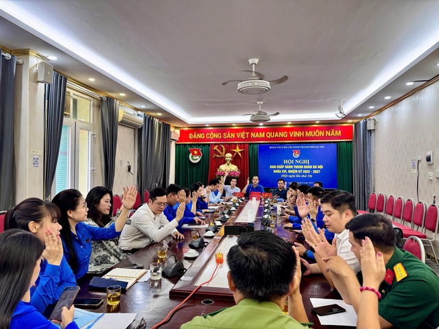 Đồng chí Nguyễn Tiến Hưng được bầu làm bí thư Thành đoàn Hà Nội- Ảnh 1. Đồng chí Nguyễn Tiến Hưng được bầu làm bí thư Thành đoàn Hà Nội- Ảnh 1.