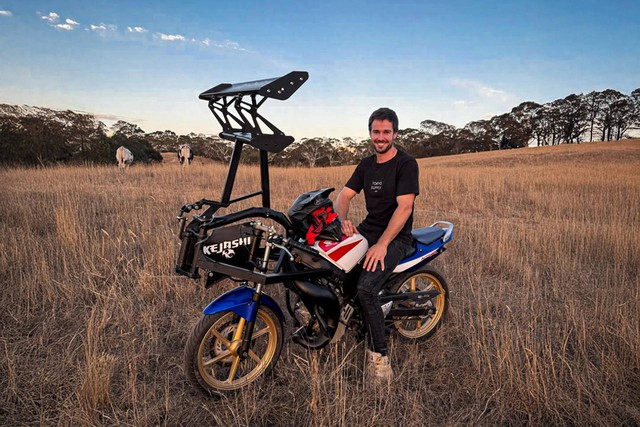 Kejashi Tilt Rotor: Chiếc xe máy 'điên rồ' với cánh khí động học nghiêng, tham vọng thay đổi cách vào cua- Ảnh 1. Kejashi Tilt Rotor: Chiếc xe máy 'điên rồ' với cánh khí động học nghiêng, tham vọng thay đổi cách vào cua- Ảnh 1.