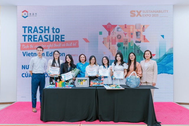 Cuộc thi TRASH TO TREASURE VIỆT NAM 2025 đa tim ra tác phâm xuât săc nhât- Ảnh 3.