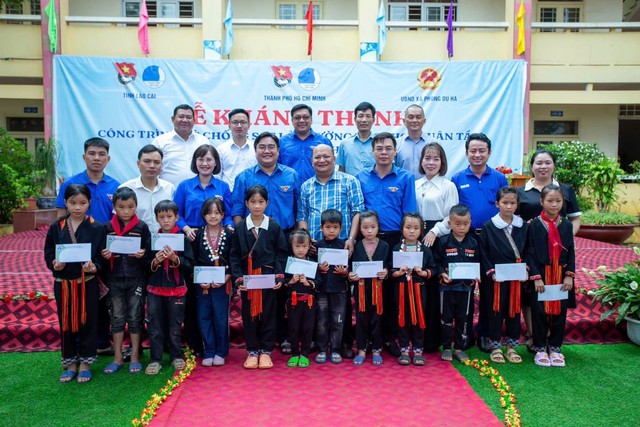 Khánh thành công trình kè chống sạt lở trường học tại tỉnh Lào Cai- Ảnh 3.