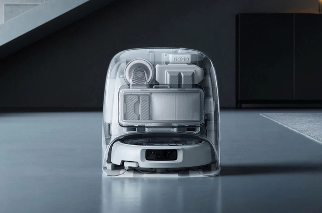 DJI đổi gió làm robot hút bụi: Dock sạc trong suốt, tự giặt sấy, hút mạnh tận 25kPa, né được sợi cáp sạc chỉ 2mm- Ảnh 5. DJI đổi gió làm robot hút bụi: Dock sạc trong suốt, tự giặt sấy, hút mạnh tận 25kPa, né được sợi cáp sạc chỉ 2mm- Ảnh 5.