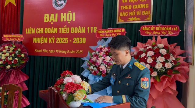 Liên Chi đoàn Tiểu đoàn 118 (Trung đoàn 274) tổ chức thành công đại hội nhiệm kỳ 2025-2030
- Ảnh 6.