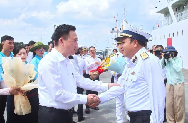 Đoàn đại biểu Thành phố Hồ Chí Minh hoàn thành chuyến công tác nghĩa tình, thăm quân - dân vùng biển đảo Tây Nam của Tổ quốc- Ảnh 1.
