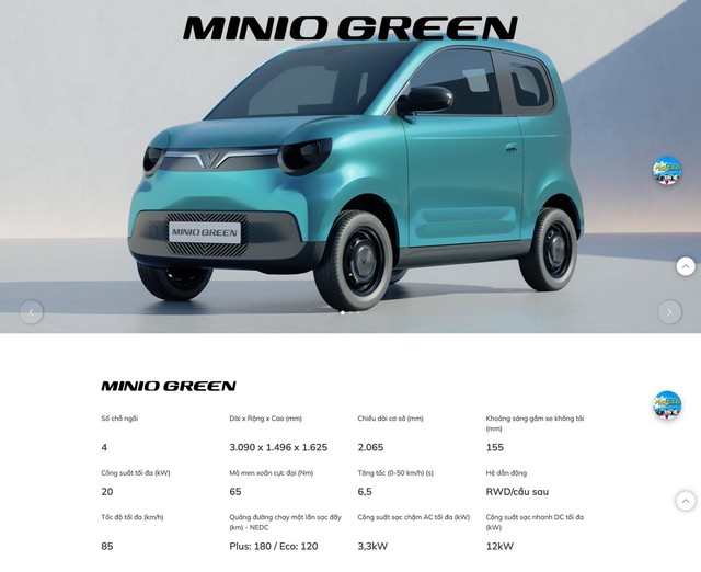 Thế giới còn xe điện nào nhỏ hơn VinFast Minio Green không?- Ảnh 2.